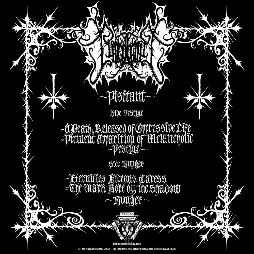 Nightgaunt - Visitant - LP - Inferna Profundus Records - Image 2