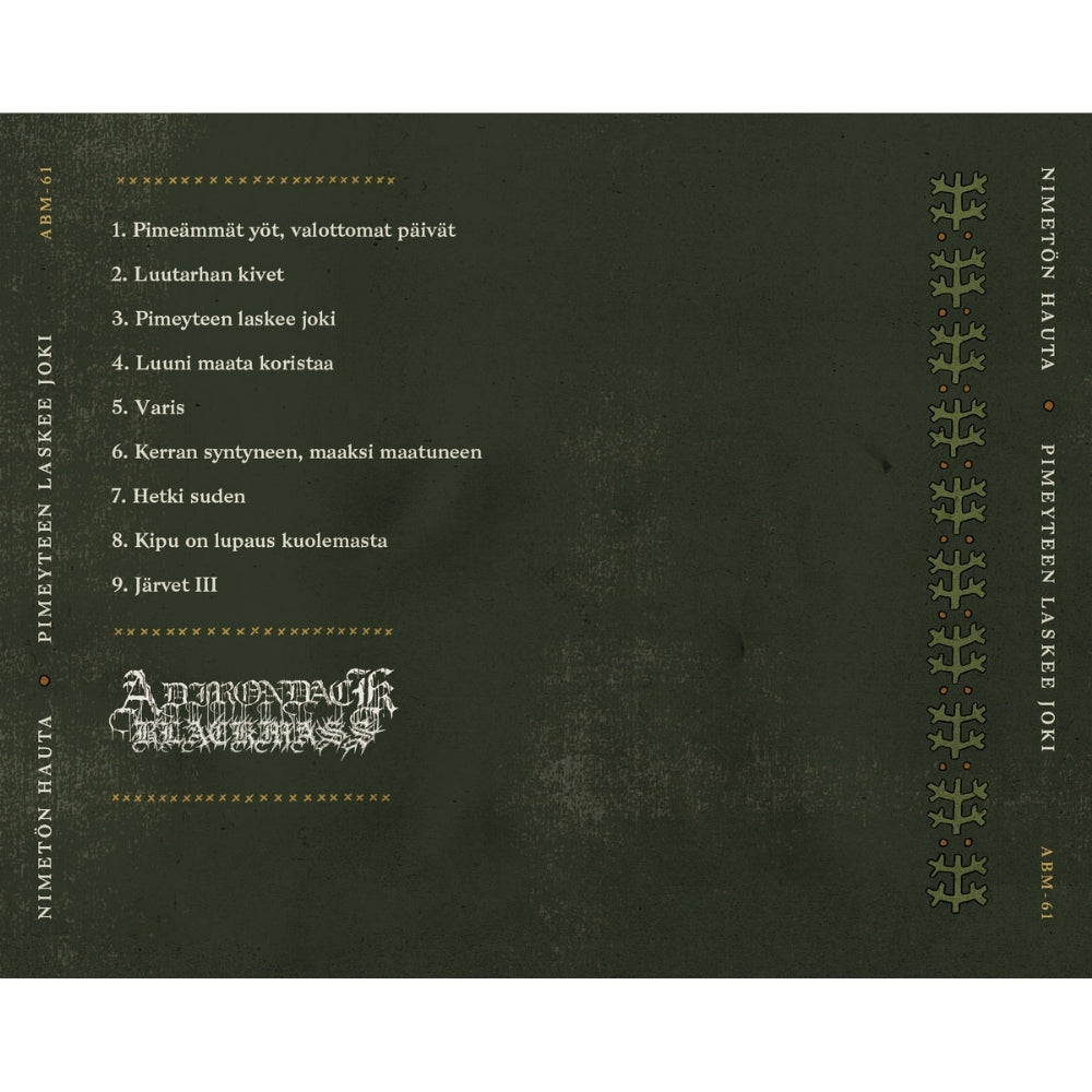 Nimetön Hauta - Pimeyteen Laskee Joki - CD - Adirondack Black Mass - Image 2
