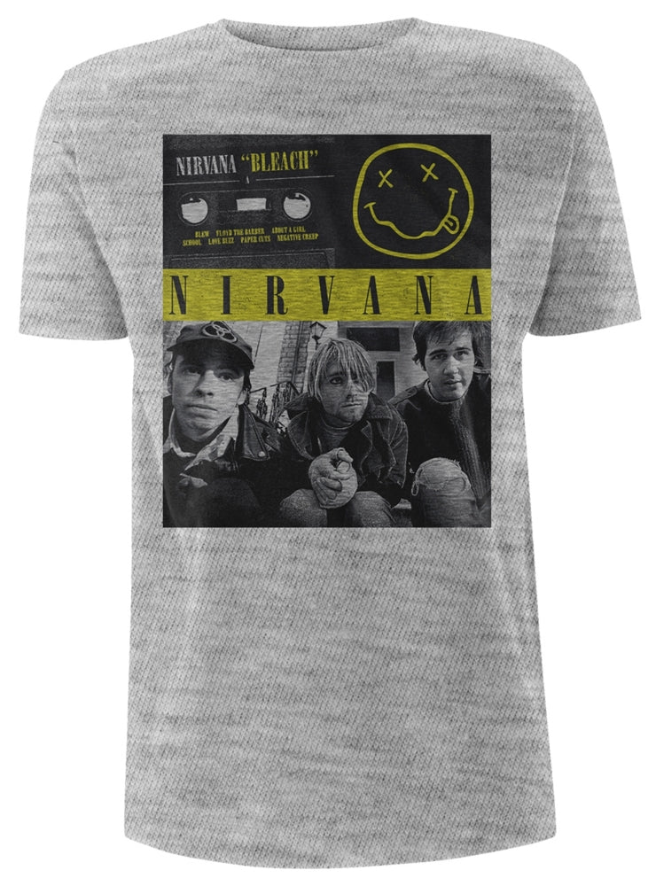 Nirvana - Bleach Tape Photo - T-shirt - PHD