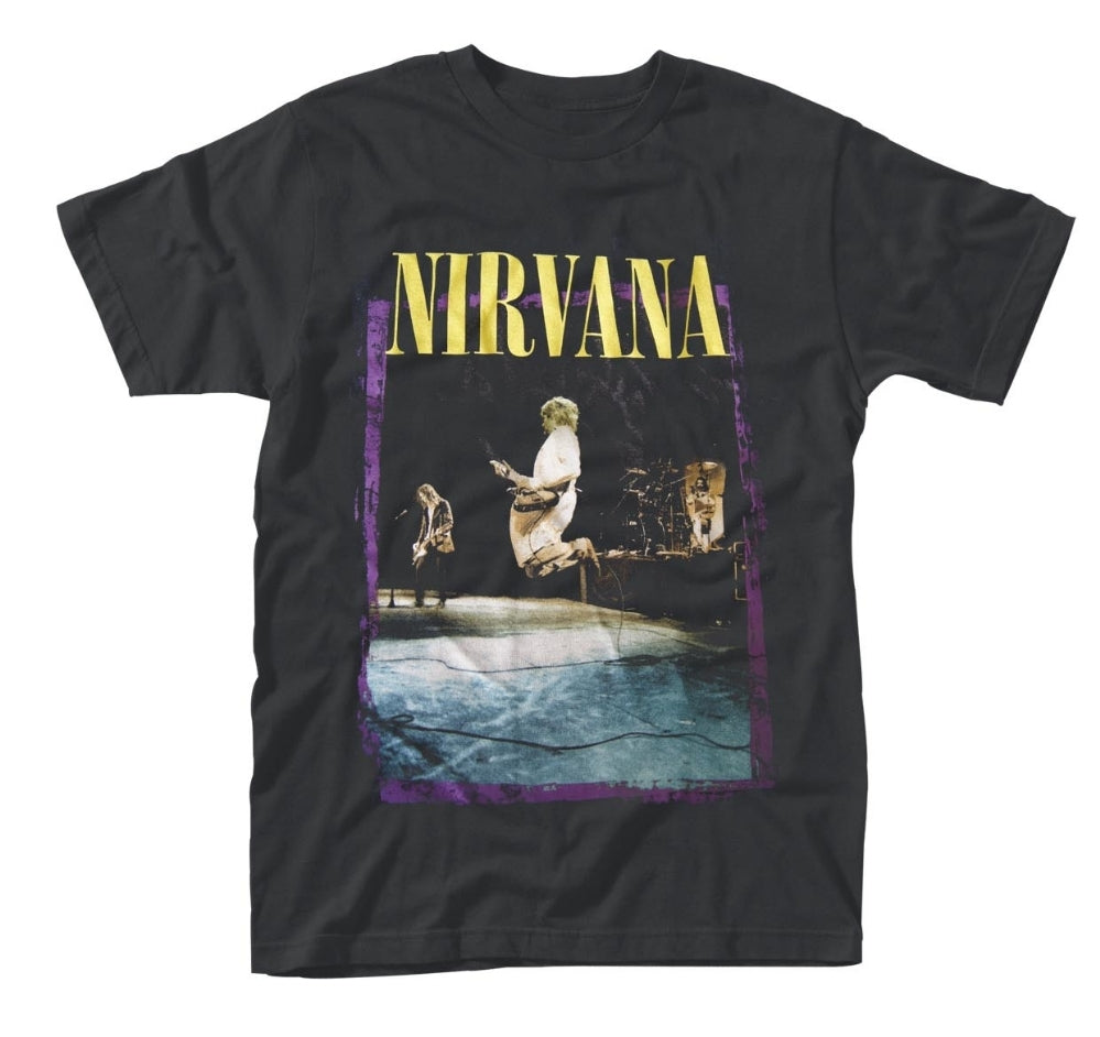 Nirvana - Stage Jump - T-shirt - PHD