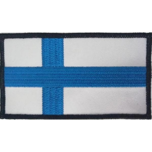 No Band - Finnish Flag - EMBROIDERED PATCH - KVLT Limited Oy