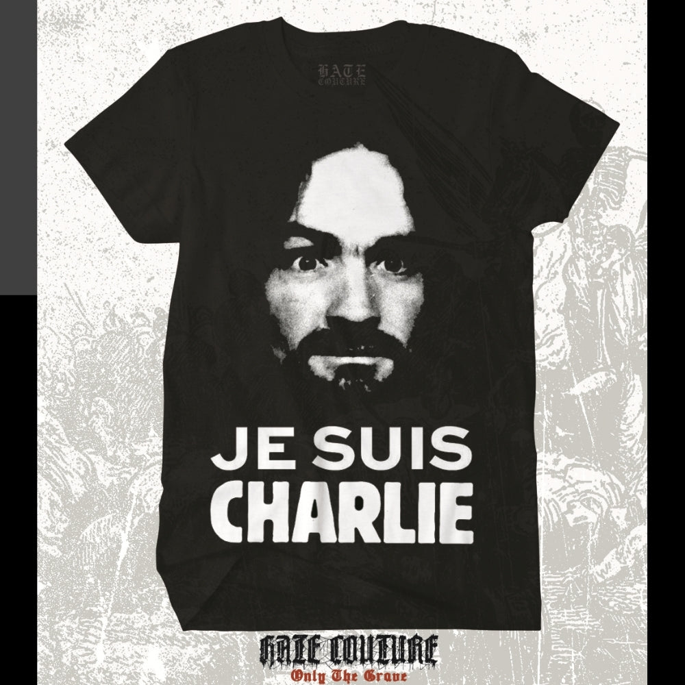 No Band - Je Suis Charlie Manson - T-shirt - Hate Couture