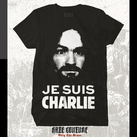 No Band - Je Suis Charlie Manson - T-shirt - Hate Couture