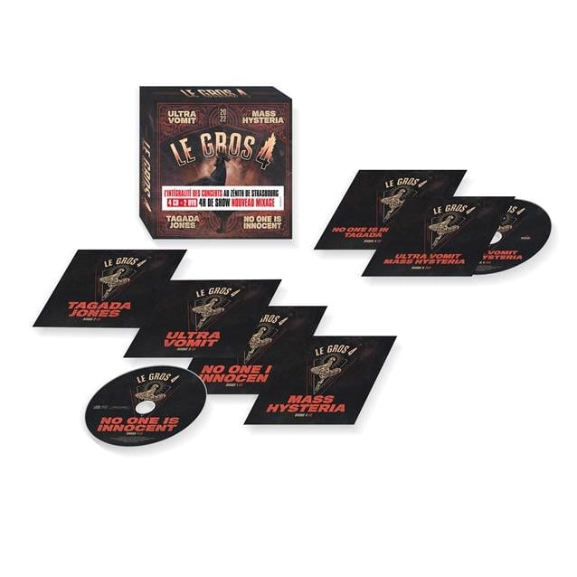 No One Is Innocent - Tagada Jones - Ultra Vomit - Mass Hysteria - Le Gros 4 : Live Au Zénith De Strasbourg - 4CD + 2DVD BOX - Verycords - Image 2