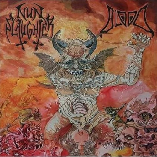 Nunslaughter - Blood - Split CD - CD - Vic Records