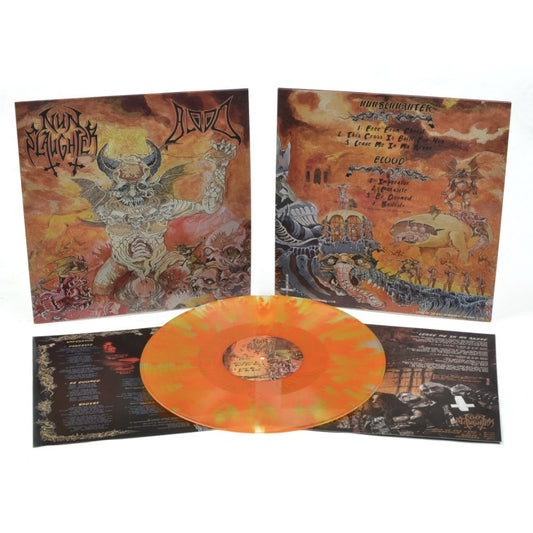 Nunslaughter - Blood - Split - LP COLOURED - Hells Headbangers Records