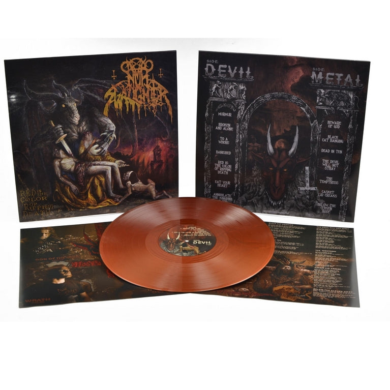 Nunslaughter - Red Is The Color Of Ripping Death - LP COLOURED - Hells Headbangers Records