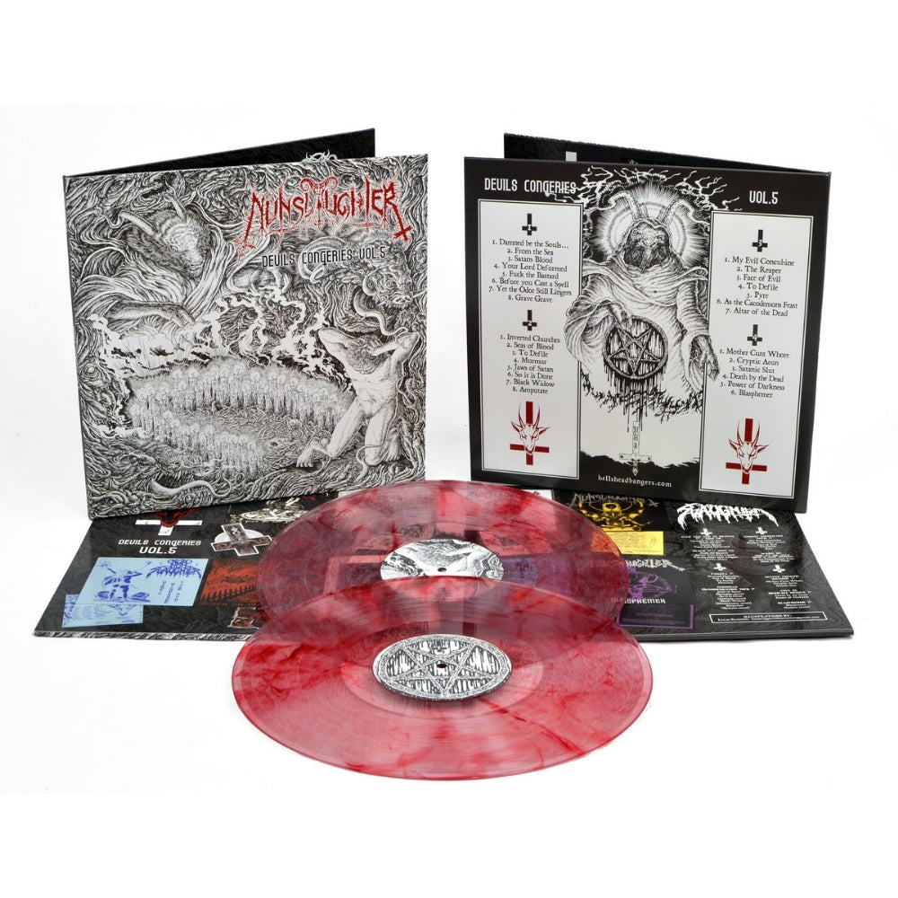 Nunslaughter - The Devil's Congeries Vol. 5 - DOUBLE LP GATEFOLD COLOURED - Hells Headbangers Records