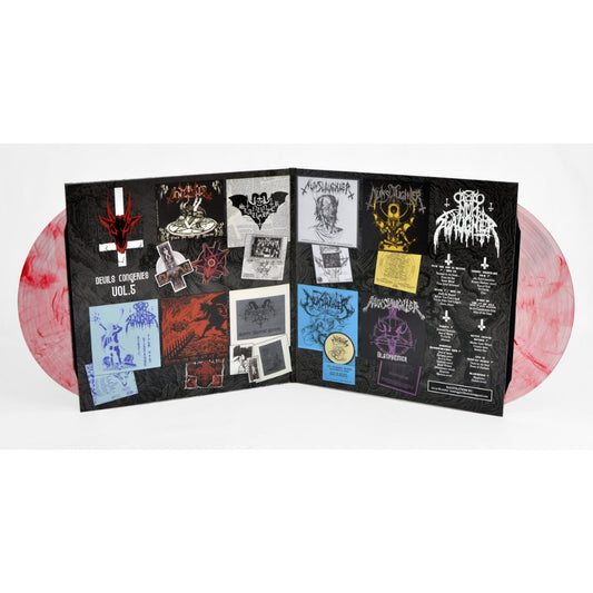 Nunslaughter - The Devil's Congeries Vol. 5 - DOUBLE LP GATEFOLD COLOURED - Hells Headbangers Records - Image 2