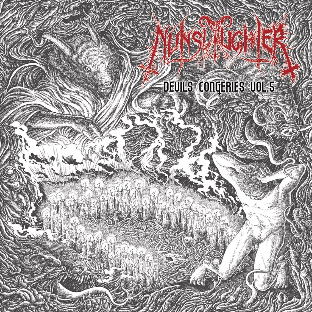 Nunslaughter - The Devil's Congeries Vol. 5 - DOUBLE LP GATEFOLD COLOURED - Hells Headbangers Records - Image 5