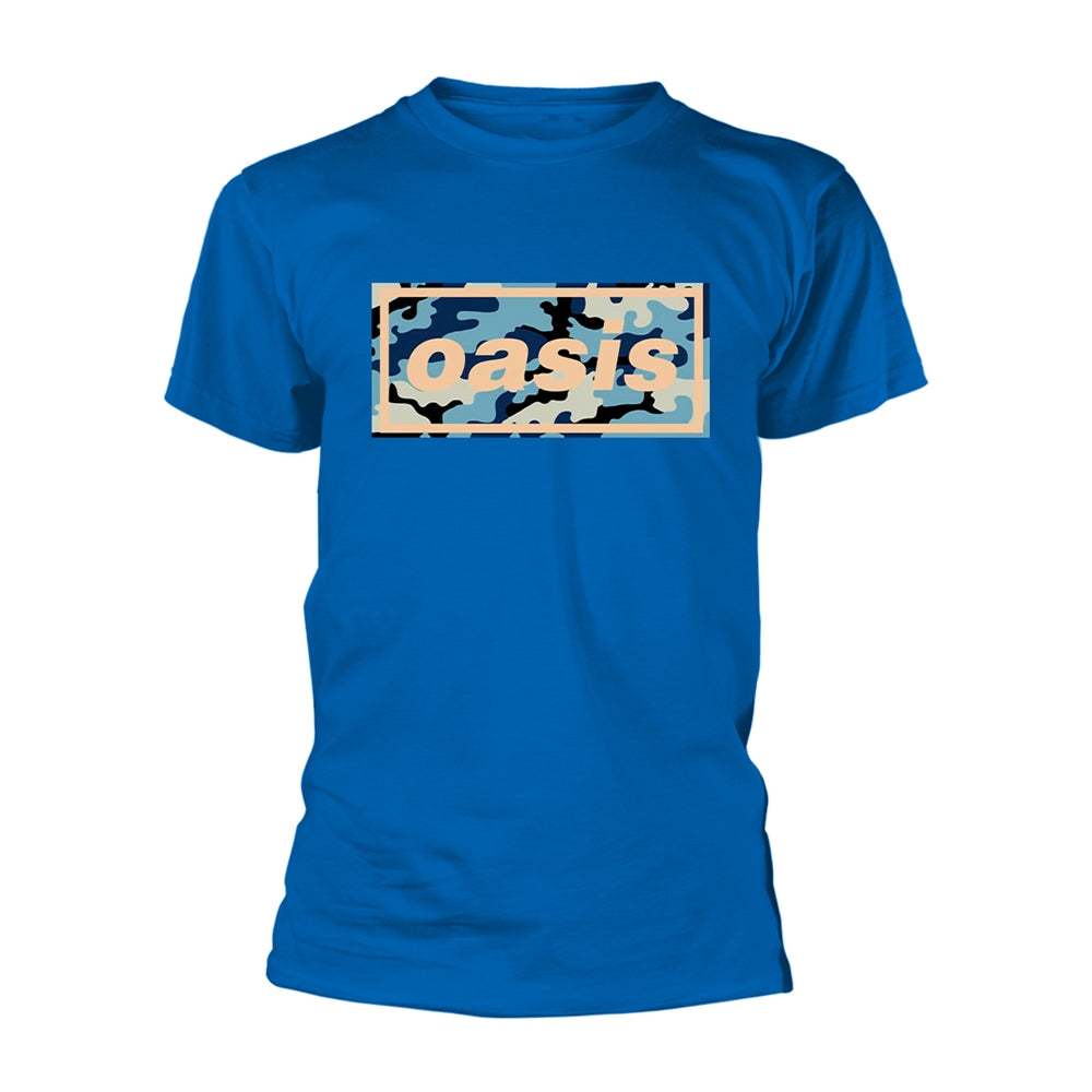 Oasis - Camo Logo (royal) - T-shirt - PHD