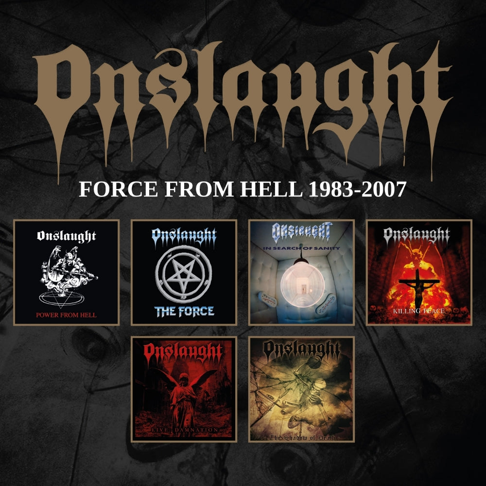 Onslaught - Force From Hell 1983-2007 - 6CD BOX - Back on Black