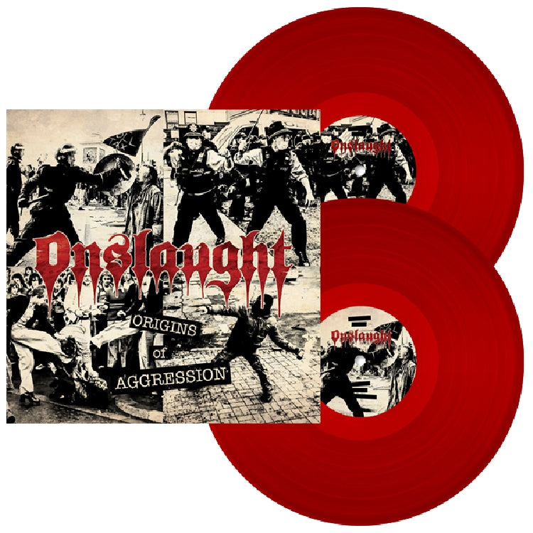 Onslaught - Origins Of Aggression - DOUBLE LP GATEFOLD COLOURED - Reigning Phoenix Music