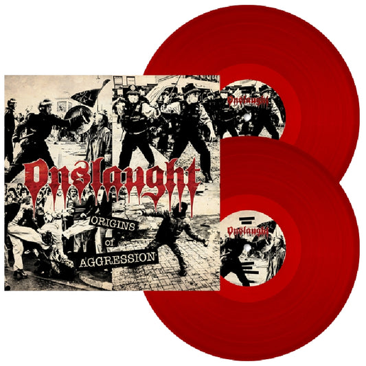 Onslaught - Origins Of Aggression - DOUBLE LP GATEFOLD COLOURED - Reigning Phoenix Music