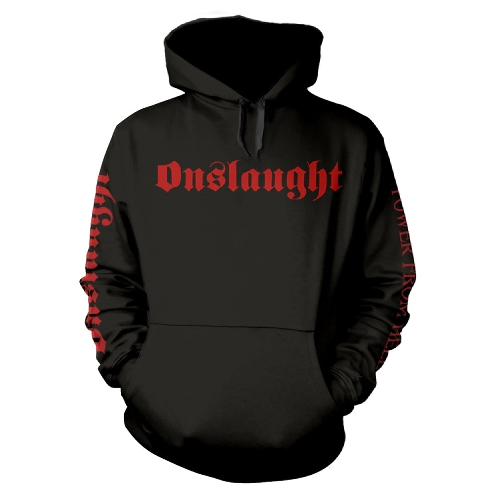 Onslaught - Power From Hell - Hooded Sweat Shirt - PHD