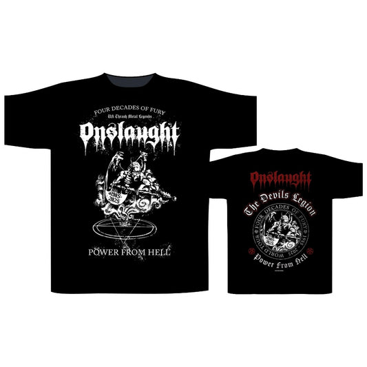 Onslaught - Power From Hell - T-shirt - Razamataz