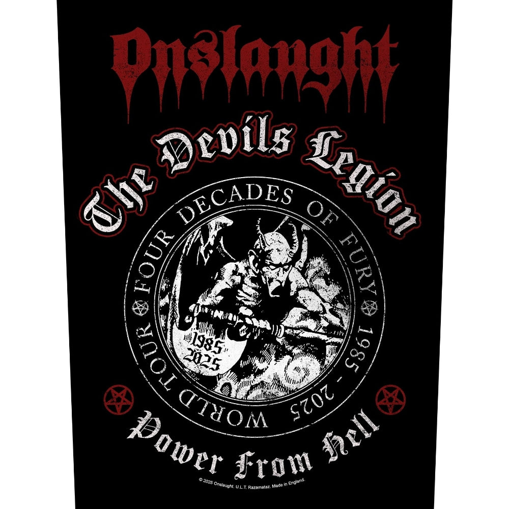 Onslaught - The Devils Legion - BACKPATCH - Razamataz