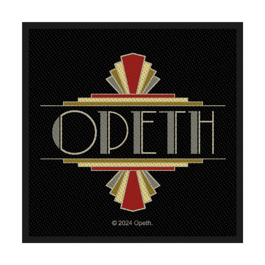 Opeth - Art Deco Logo - Patch - Razamataz