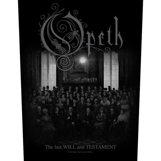 Opeth - The Last Will And Testament - BACKPATCH - Razamataz
