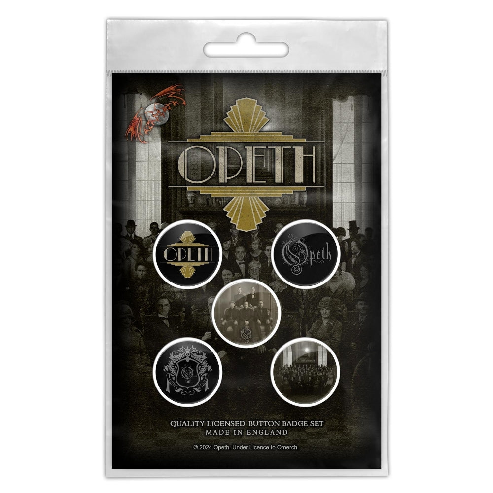 Opeth - The Last Will And Testament - BUTTON BADGE SET - Razamataz