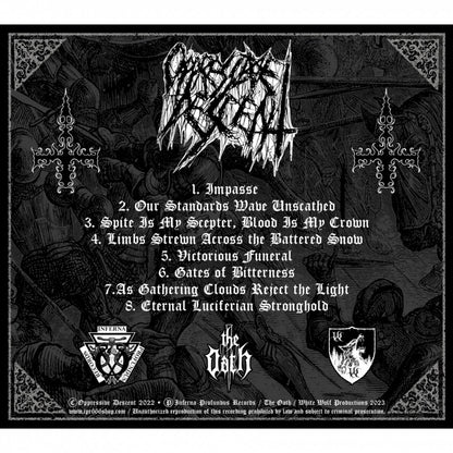 Oppressive Descent - Spite Is My Scepter, Blood Is My Crown - CD DIGIPAK - Inferna Profundus Records - Image 2