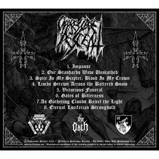 Oppressive Descent - Spite Is My Scepter, Blood Is My Crown - CD DIGIPAK - Inferna Profundus Records - Image 2