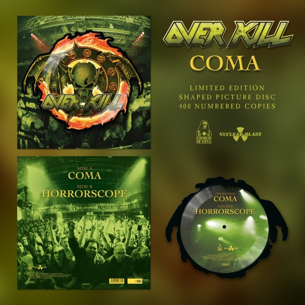 Overkill - Coma - SHAPED VINYL - Church Of Vinyl