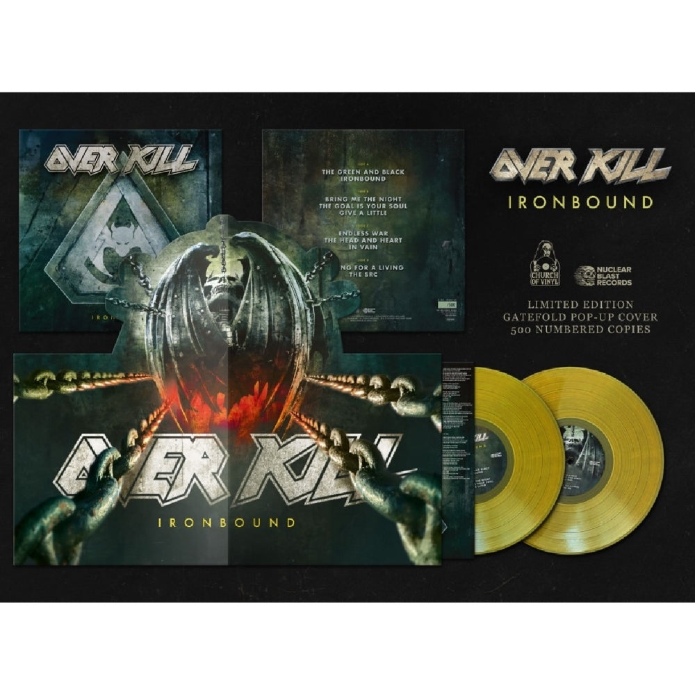 Overkill - Ironbound - DOUBLE LP GATEFOLD COLOURED - Church Of Vinyl - Image 2