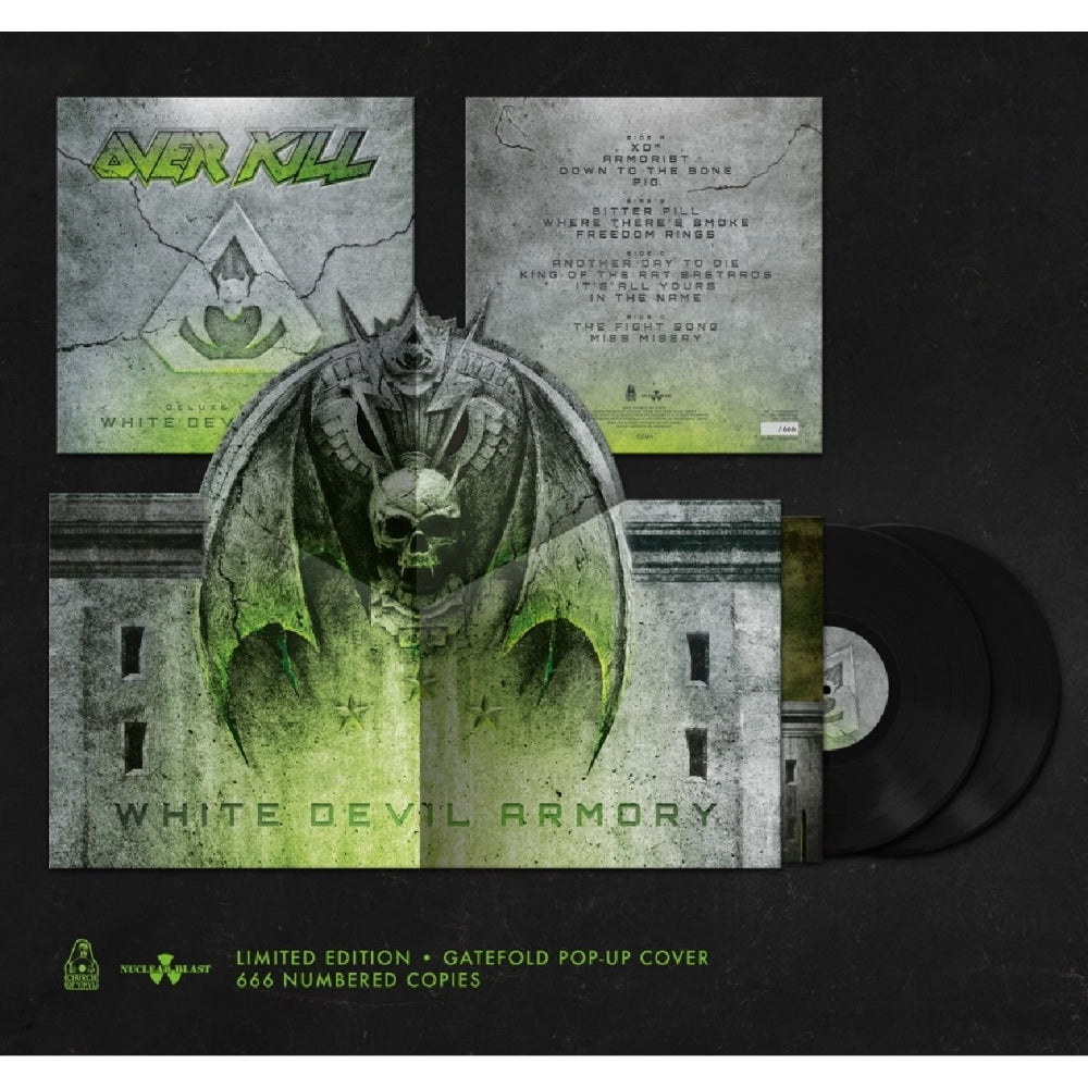 Overkill - White Devil Armory - DOUBLE LP GATEFOLD - Church Of Vinyl