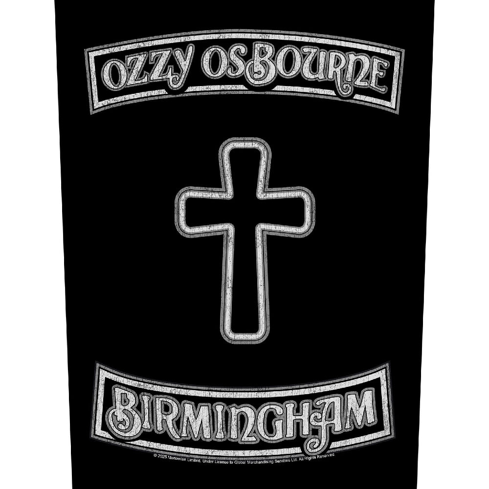 Ozzy Osbourne - Birmingham - BACKPATCH - Razamataz