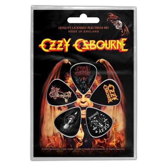 Ozzy Osbourne - Classic Logo - Guitar Pick Set - Razamataz