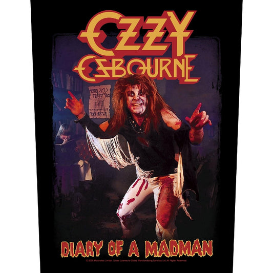 Ozzy Osbourne - Diary Of A Madman - BACKPATCH - Razamataz