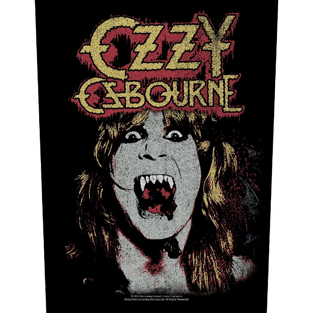 Ozzy Osbourne - Fangs - BACKPATCH - Razamataz