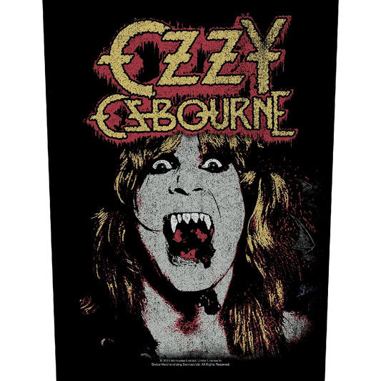 Ozzy Osbourne - Fangs - BACKPATCH - Razamataz