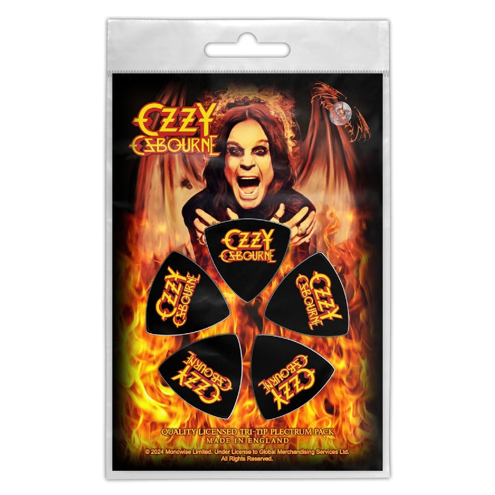 Ozzy Osbourne - Logo - Guitar Pick Set - Razamataz