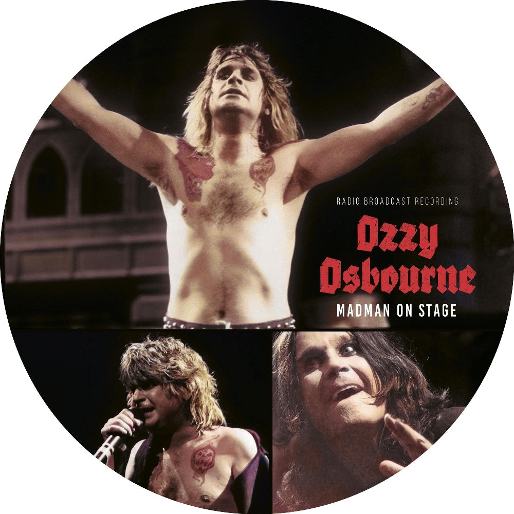 Ozzy Osbourne - Madman On Air (Radio Broadcast Recording) - 10" Vinyl Picture - Laser Media