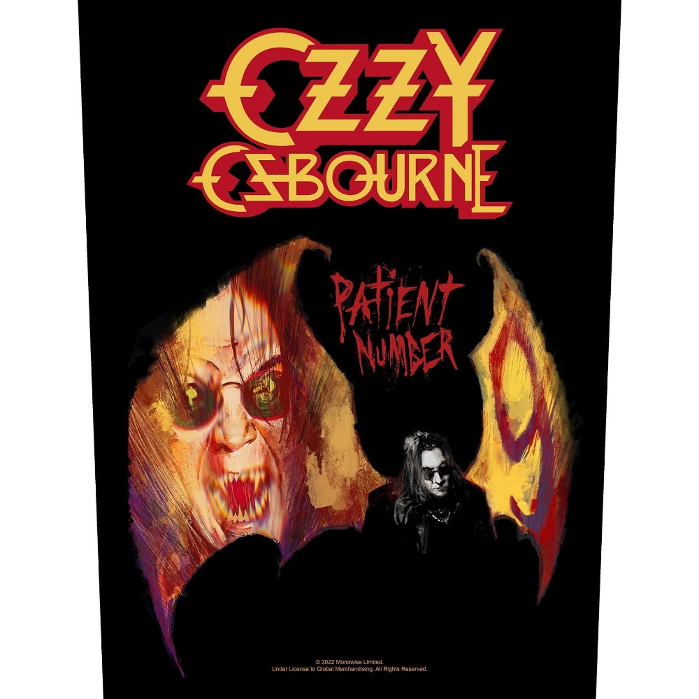 Ozzy Osbourne - Patient No. 9 - BACKPATCH - Razamataz