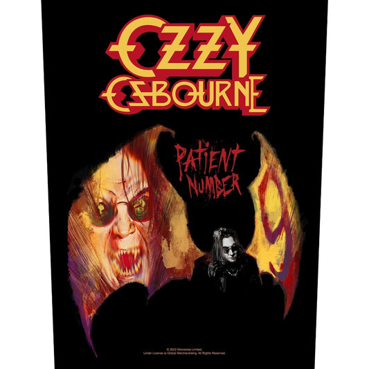 Ozzy Osbourne - Patient No. 9 - BACKPATCH - Razamataz