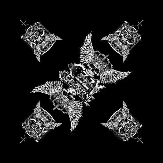 Ozzy Osbourne - Skull Wing - Bandana - Razamataz