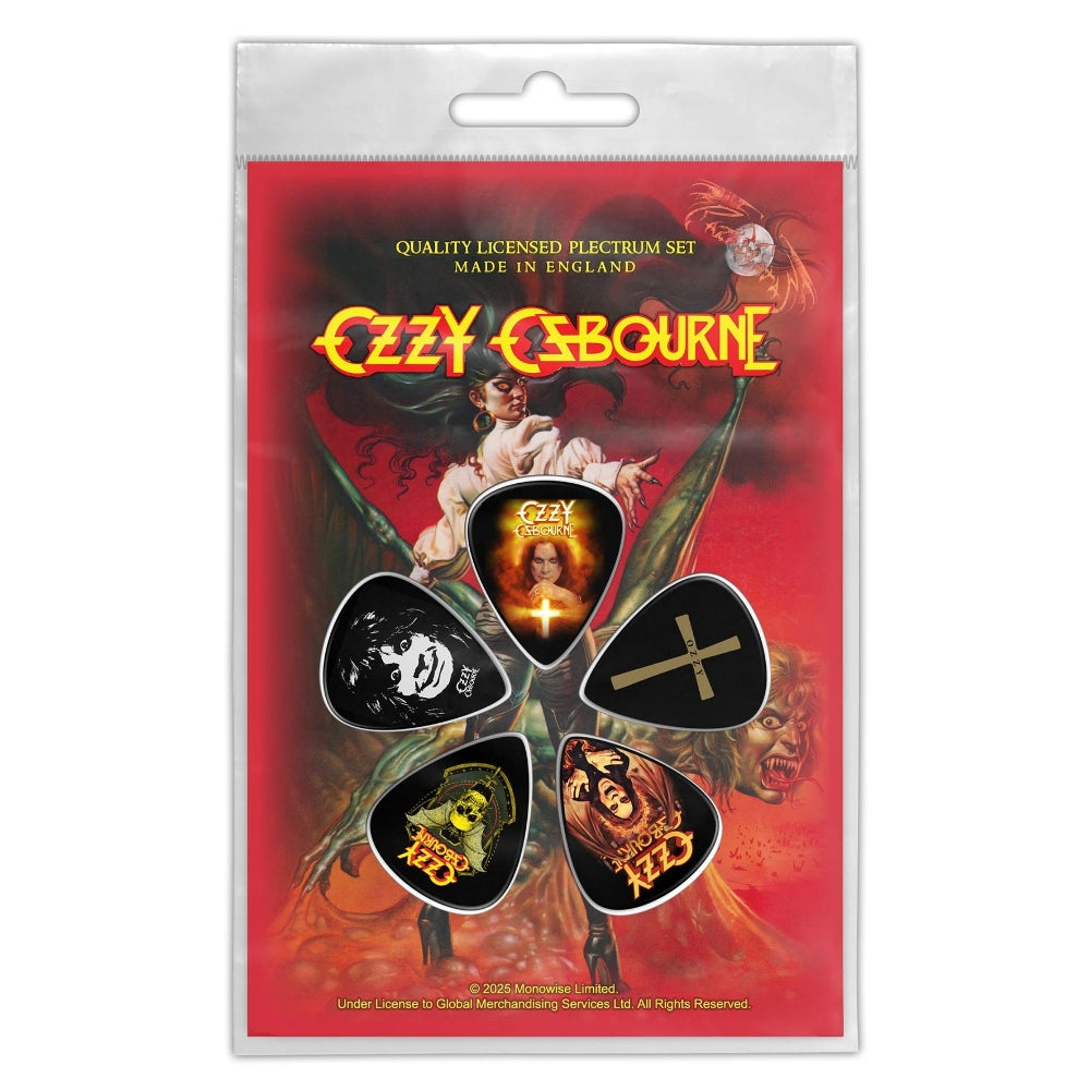 Ozzy Osbourne - The Ultimate Sin - Guitar Pick Set - Razamataz