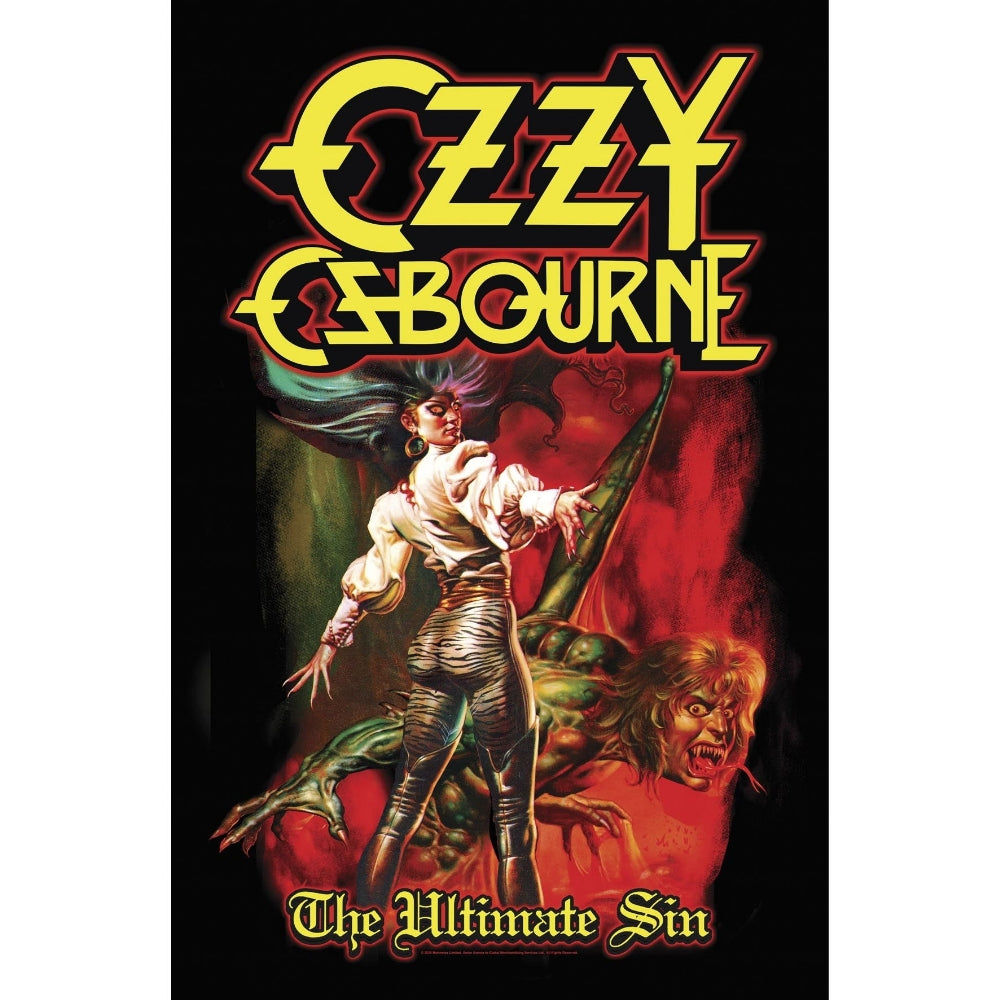 Ozzy Osbourne - Ultimate Sin - FLAG - Razamataz