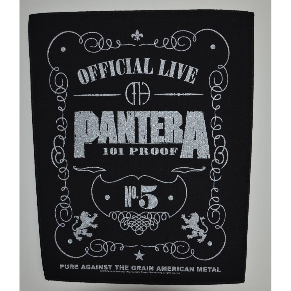 Pantera - 101 Proof - BACKPATCH - Razamataz