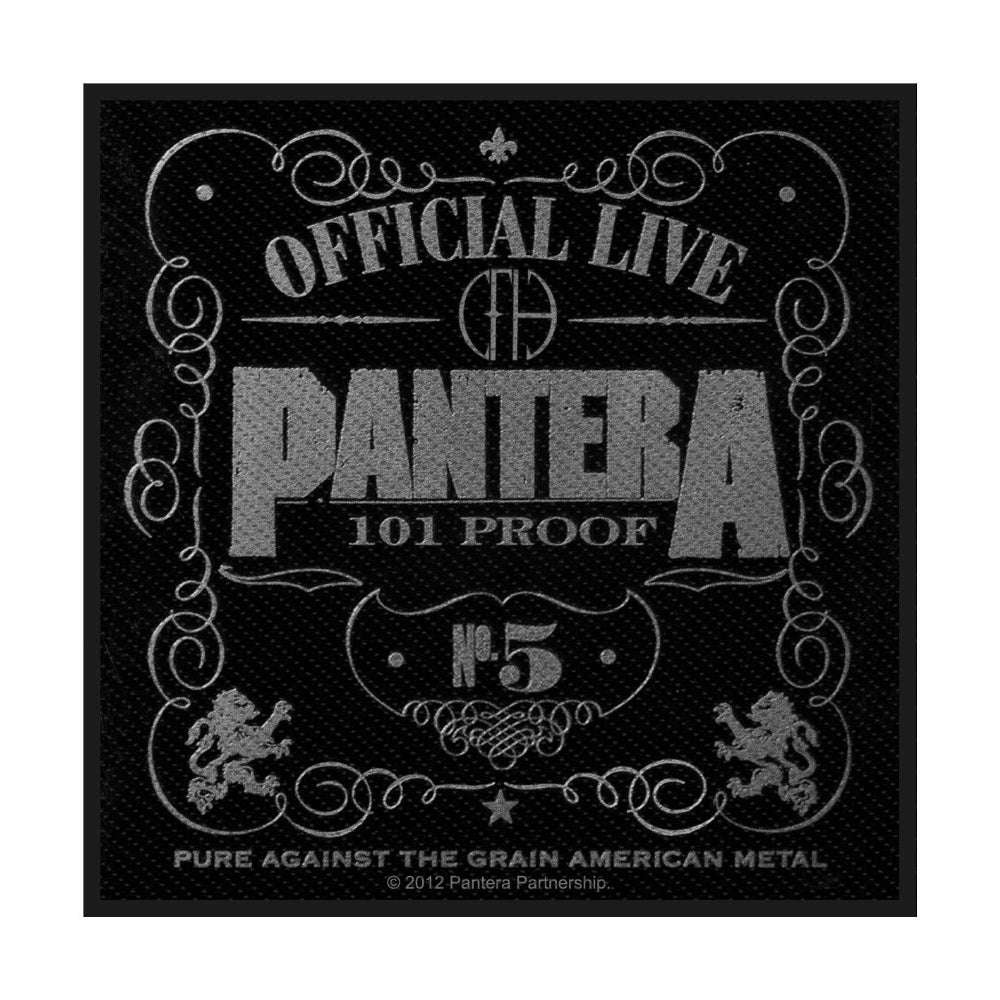 Pantera - Official Live 101% Proof - Patch - Razamataz