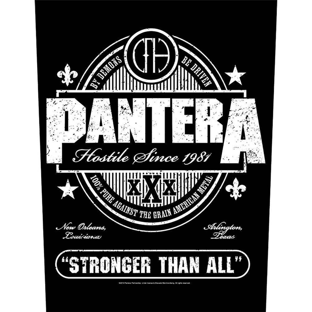 Pantera - Stronger Than All - BACKPATCH - Razamataz