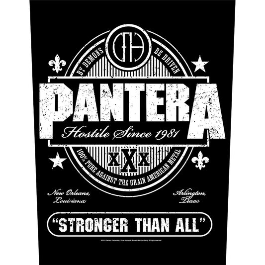Pantera - Stronger Than All - BACKPATCH - Razamataz