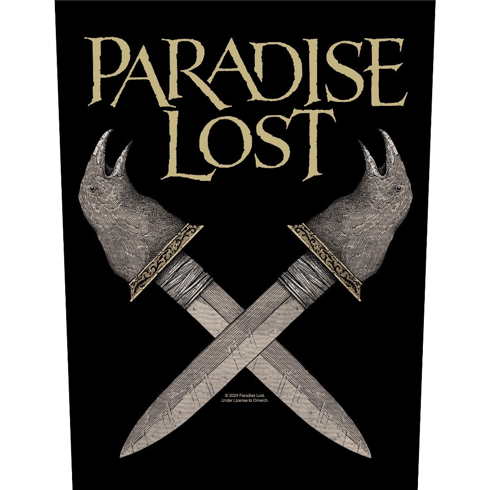 Paradise Lost - Obsidian Dagger - BACKPATCH - Razamataz