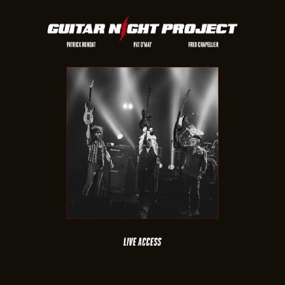 Patrick Rondat - Pat O'May - Fred Chapellier - Guitar Night Project : Live Acccess - DOUBLE LP GATEFOLD - Verycords - Image 2