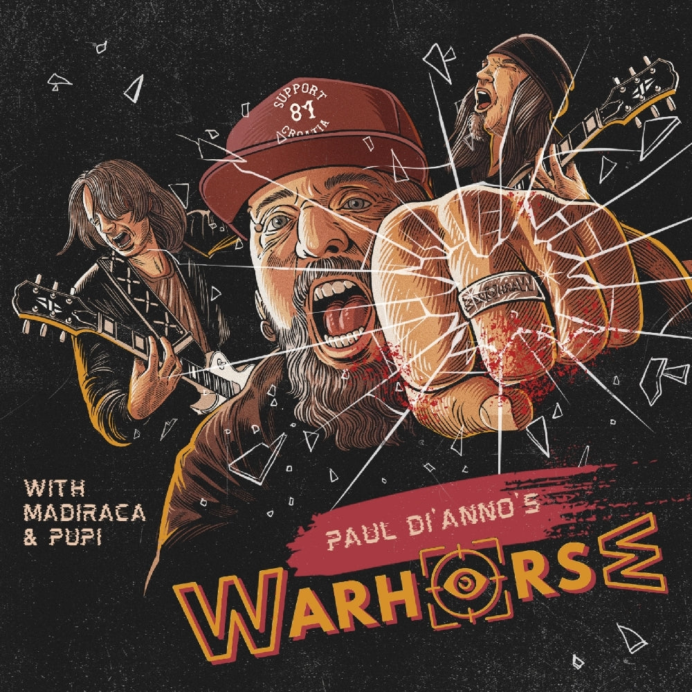 Paul Di'Anno's Warhorse - Paul Di'Anno's Warhorse - LP COLOURED - Bravewords Records