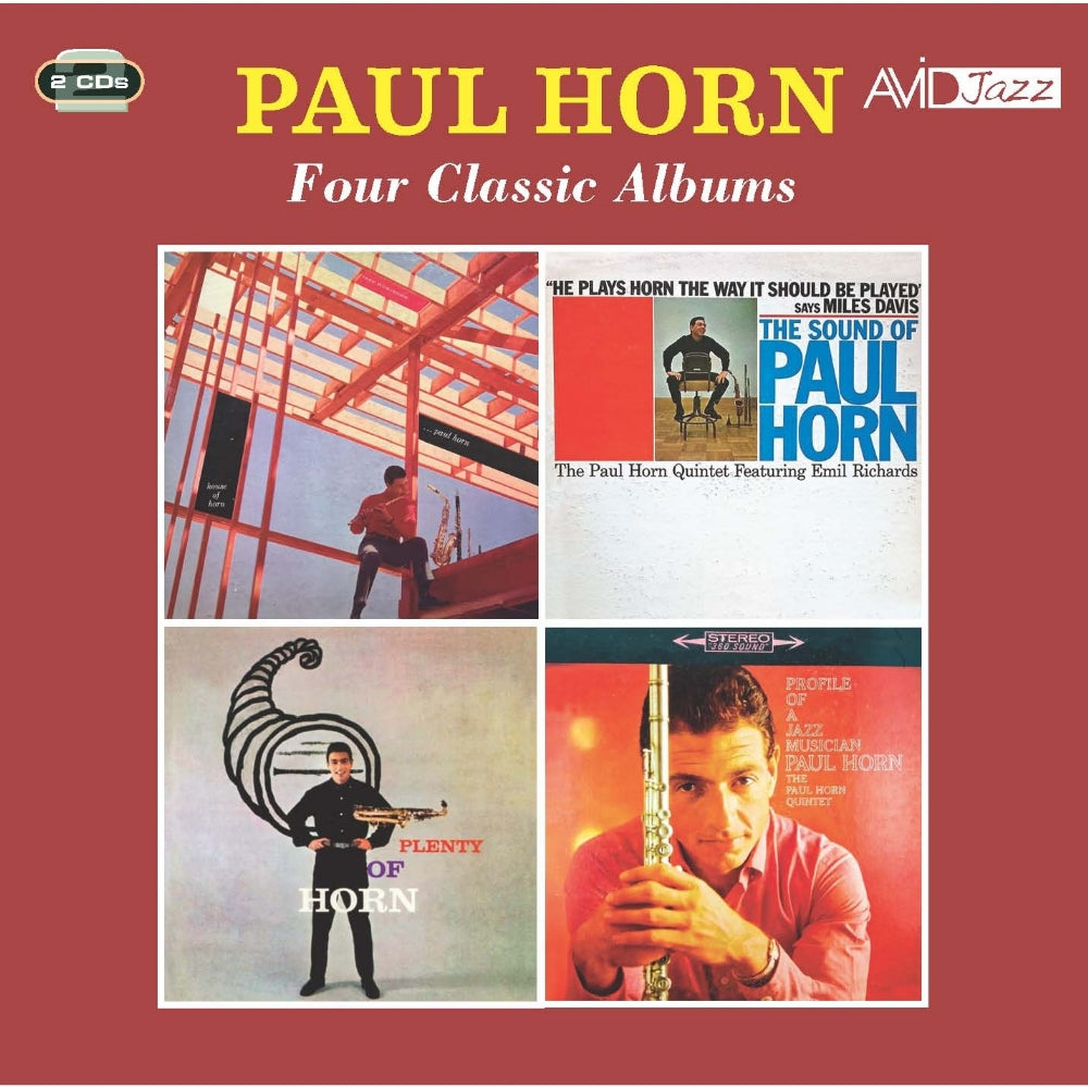 Paul Horn - Four Classic Albums Plus - CD - Avid Jazz Records