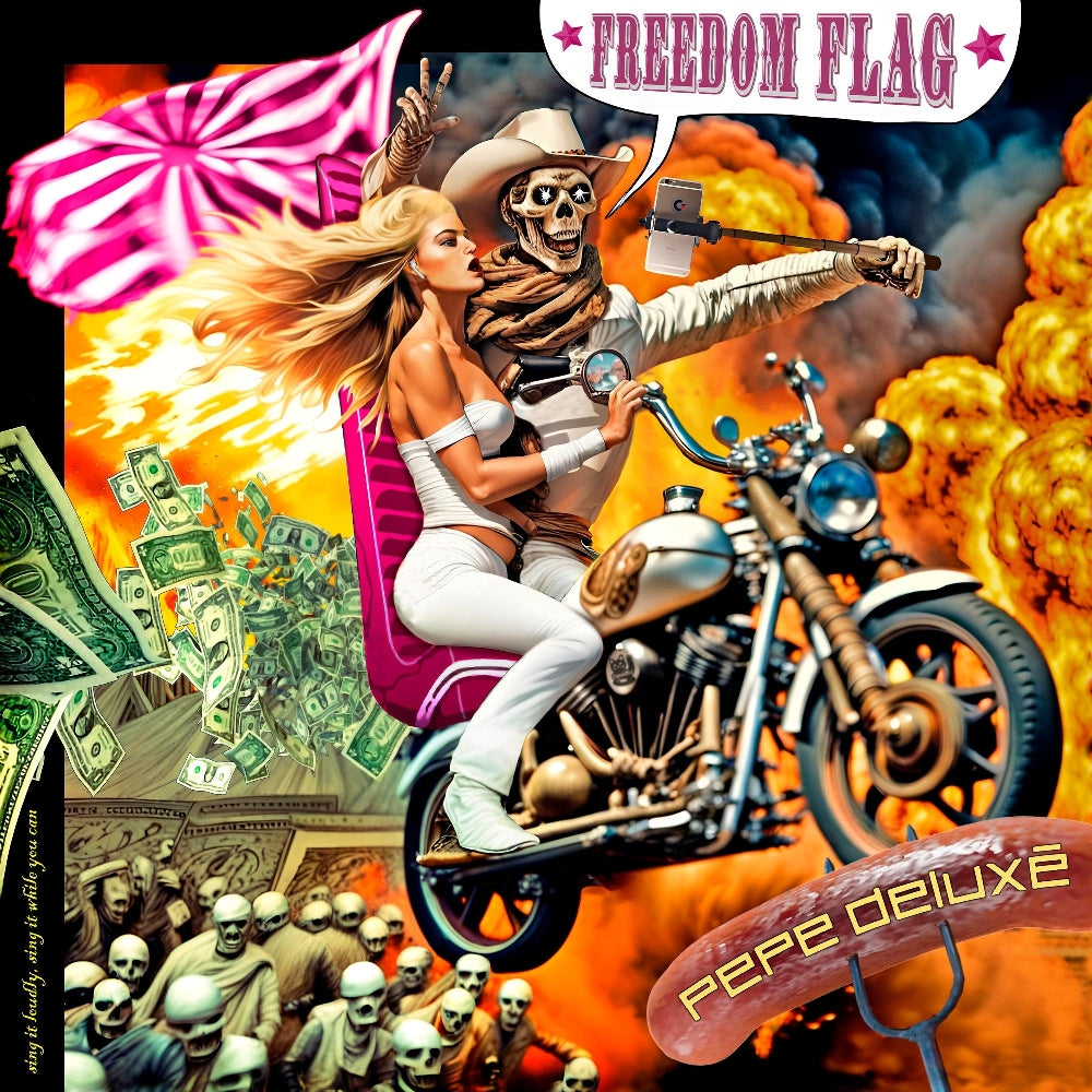 Pepe Deluxe - Freedom Flag - 7" vinyl - Catskills Records